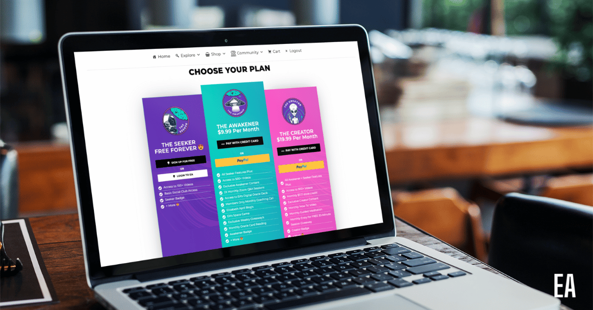 Elizabeth April Pricing Plan
