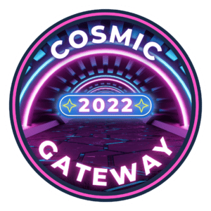 Elizabeth April Cosmic Gateway  Badge