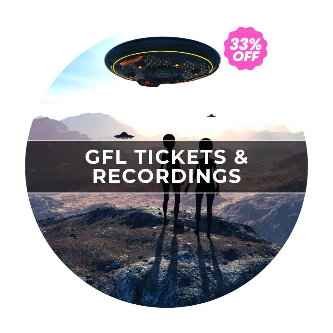 Elizabeth April GFL Tickets Recordings Shop Circle Sale Badge