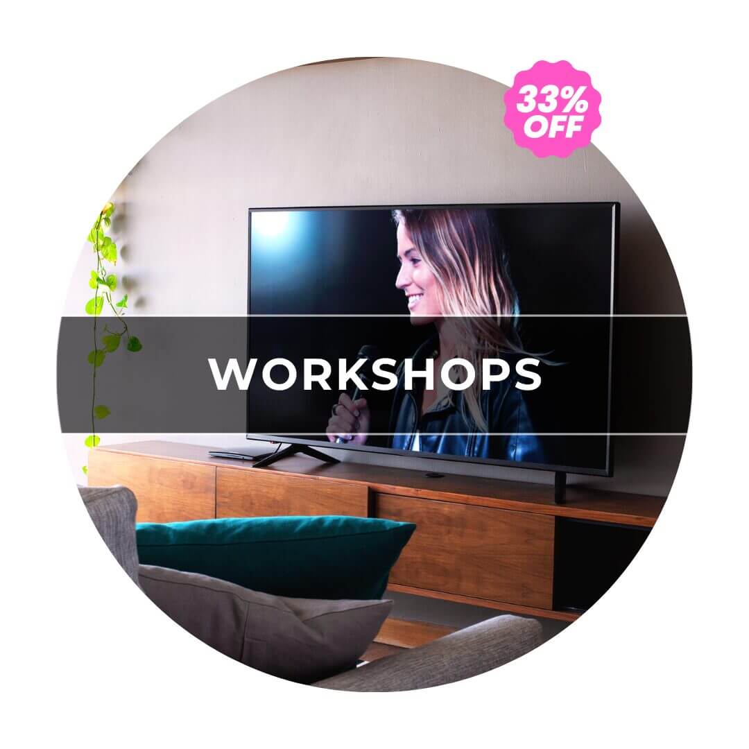 Elizabeth April GFL Workshops Shop Circle Sale Badge