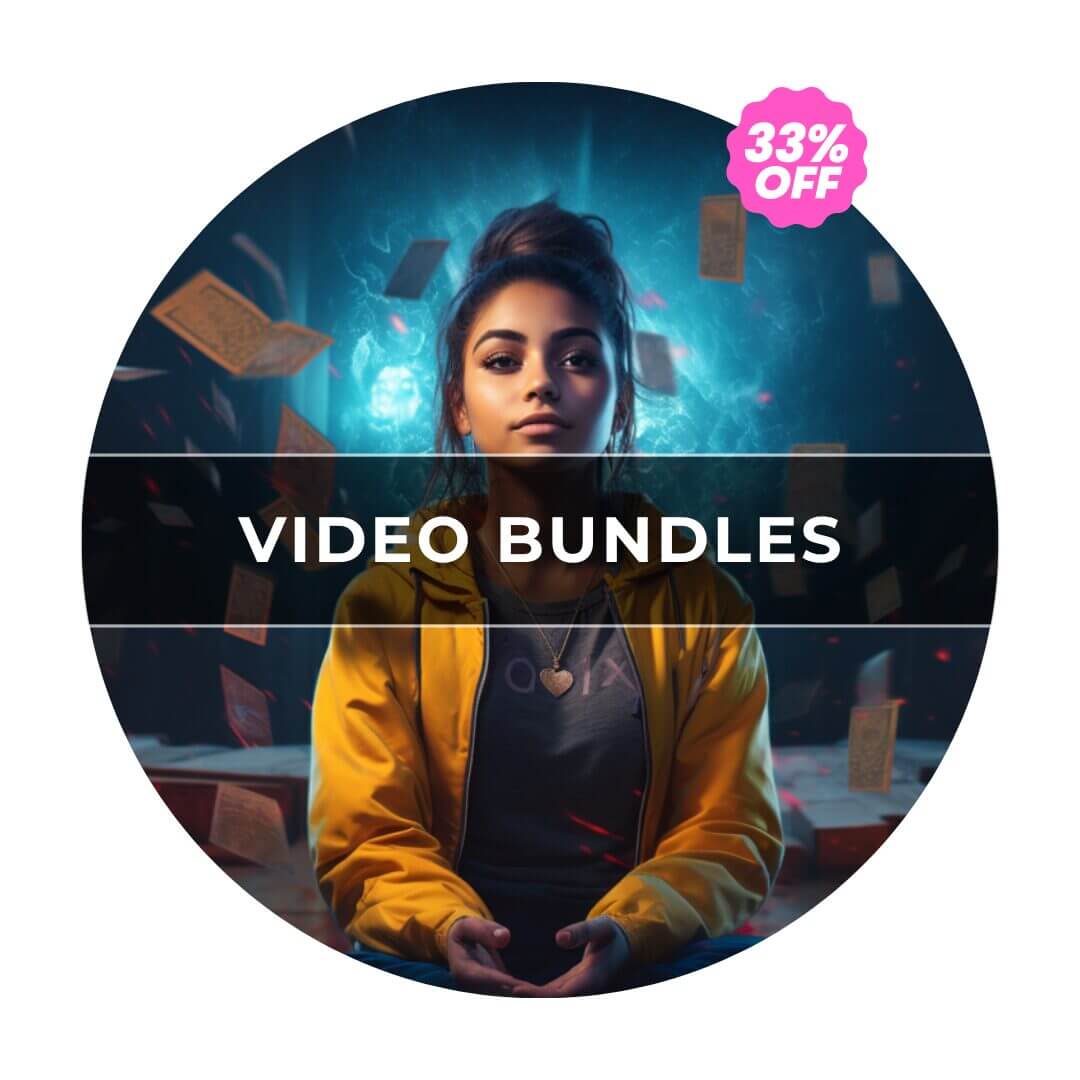 Elizabeth April Video Bundles Shop Circle Sale Badge