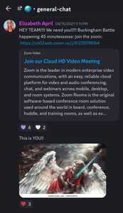 Called into action 2021 Discord